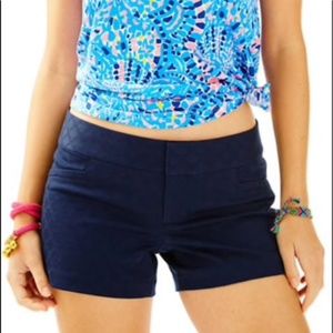Lilly Pulitzer Ellie Short in Midnight Navy, Size 4